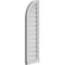 Ekena Millwork Quarter Round Top Left Surface Mount PVC Gable Vent w/ 2"W x 2"P Brickmould Sill Frame, 12"W x 40"H GVPQL12X4003SF - alternate 2